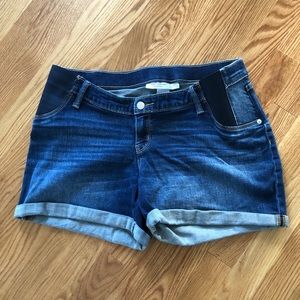 Motherhood Maternity denim shorts - size M